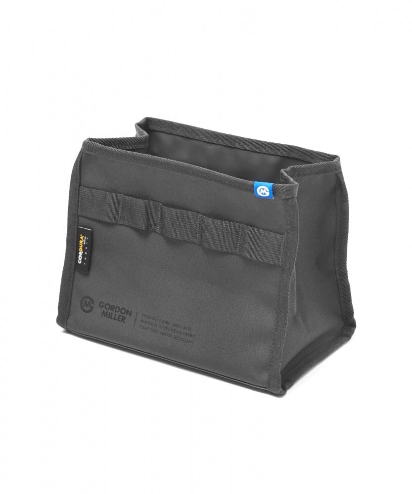 GORDON MILLER Car Cordura Dustbin, Dark Gray, 1646561