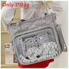 Anime Girl Student Shoulder Bag With Transparent Material For Casual Outings