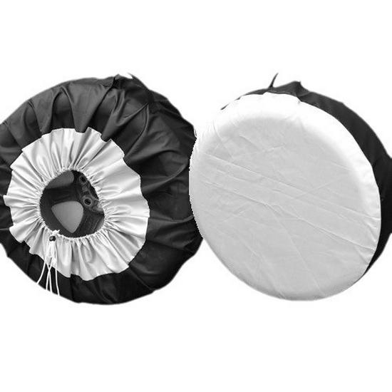 Silver Coated 210D Half-Pack Spare Tire Dust Storage Cover