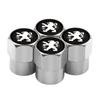 4PCS Car Wheel Tire Valve Caps Air Stem Dust Covers For PEUGEOT 308 2008 208 206 207 3008 107 307 5008 508 108 301 406 407 408I