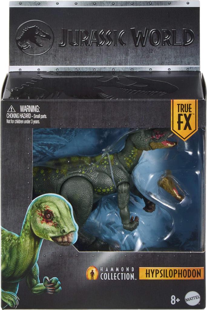 Mattel Jurassic World Hammond Collection Hypsilophodon Action 20cm Includes Interchangeable Ages JKM94 Figure, Approx. Tall, Parts, Collector's