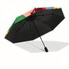 1pc Mermaid Adventure: Automatic Opening/Closing Umbrella with Portable Tri-Fold Design, 8-Bone Iron Frame - Perfect for Outdoor Use, Festiv
