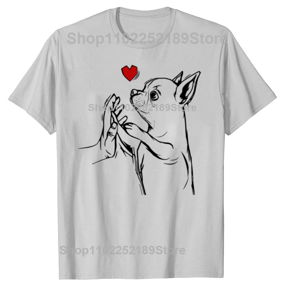 Vtipná grafická trička pro milovníky čivav Pánská Dámská móda Ležérní tričko 100% bavlna Volné Oversized tričko