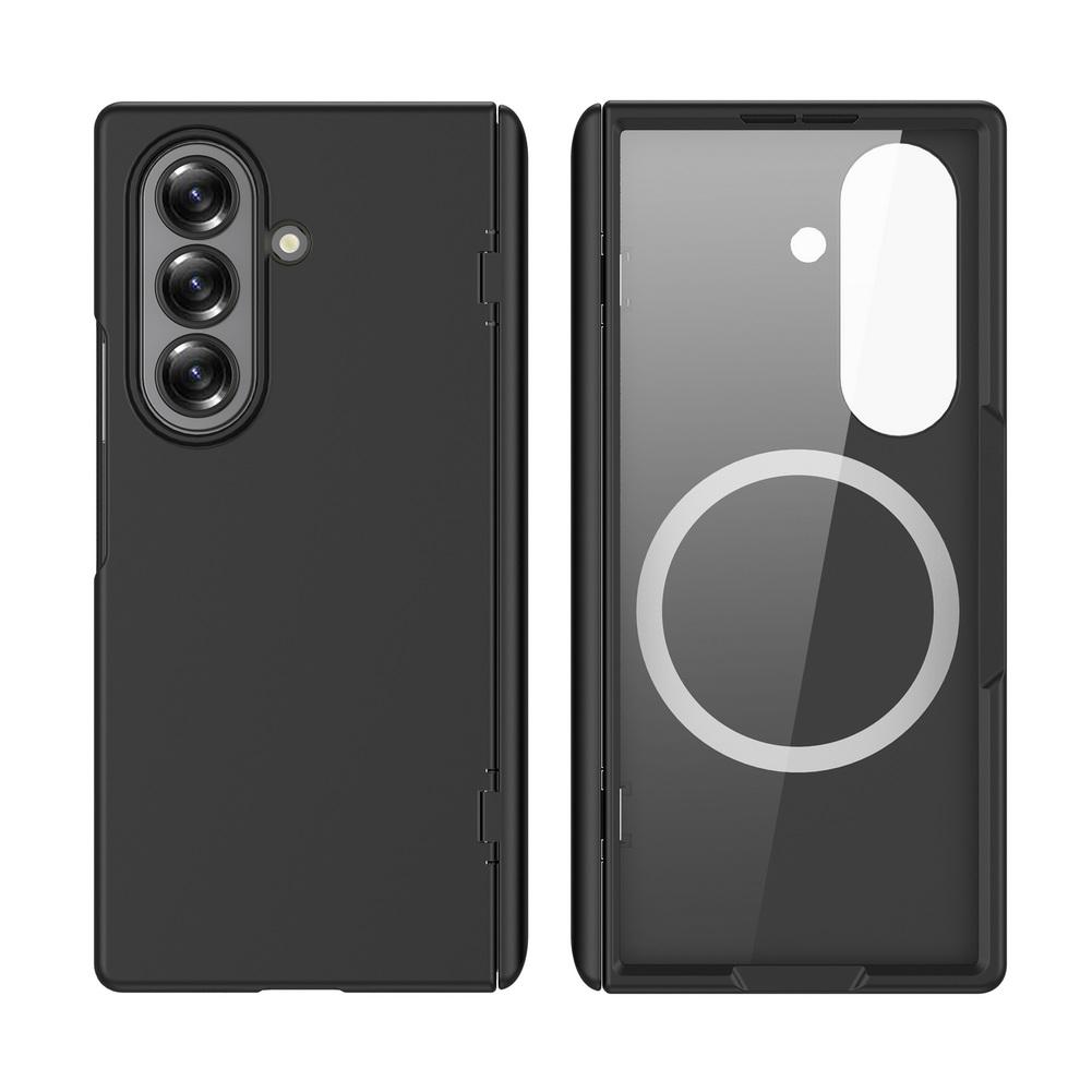 Skin-friendly Feel Automatic Spring Hinge Built-in Magnetic Glass Protective Film Case For Samsung Galaxy Z Fold 7 Protect Cover