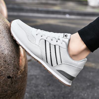 Fashion Spring Newest Artificial Leather Men Causal Shoes Male Men Fashion Light Shoes Sneakers Lac-up Flats Breathable Outdoors Sapato