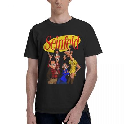 SEINFELD CARICATURE 100 Cotton Casual Breathable Confortable Totoro Mens TShirts Mens Shirt