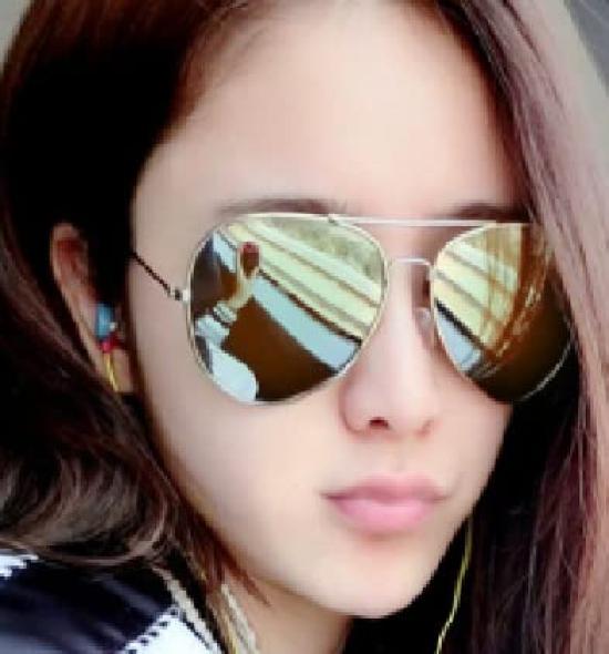 Teardrop Sunglasses Mirror Lens Popular Prevention Sense Stylish Unisex UV Drive Sports Teardrop Sunglasses x [Karokak] Ocean's Men's Women's (Gold