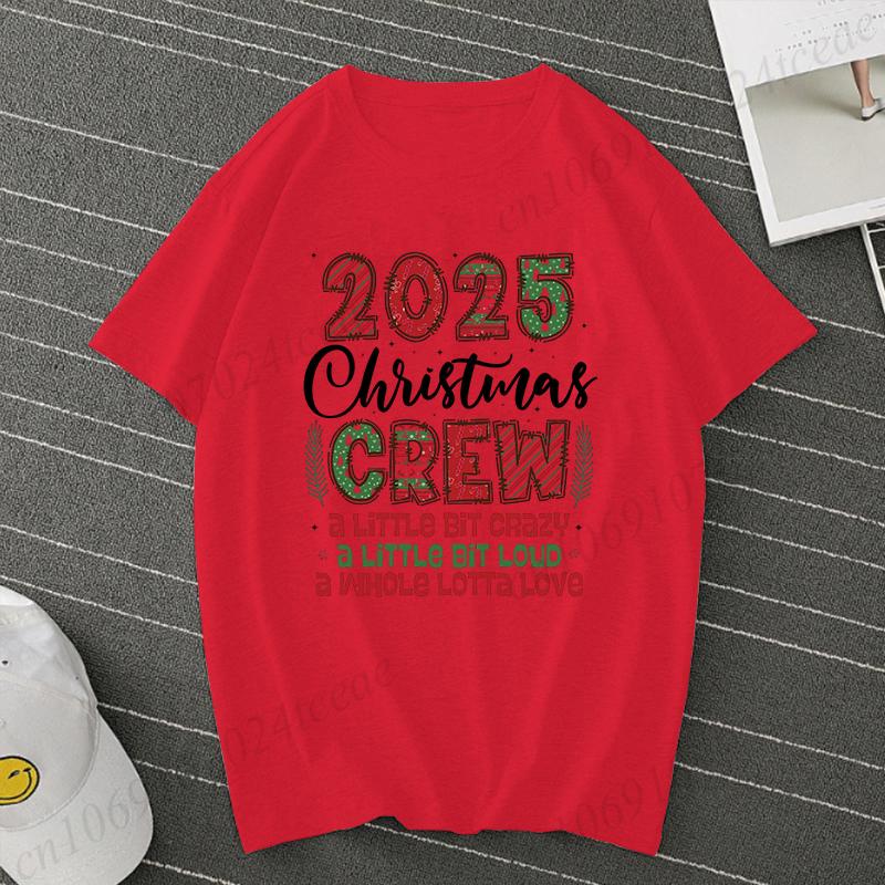 2025 Christmas Crew Matching T-Shirts, Making Memories Together Christmas Family Group Tee Shirt, Christmas Crew T-Shirts Gift