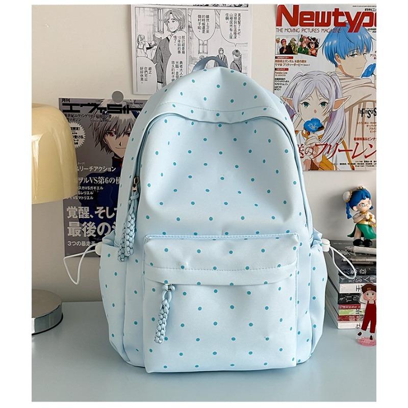 New Japanese high-value, fresh and sweet candy-colored backpack, lightweight and large-capacity travel backpack for junior high school students