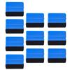 10pcs Fabric Felt Squeegee for Vinyl Car Wrap Carbon Film Application Tools Window Tinting Clean Stickers Decal Scrapers