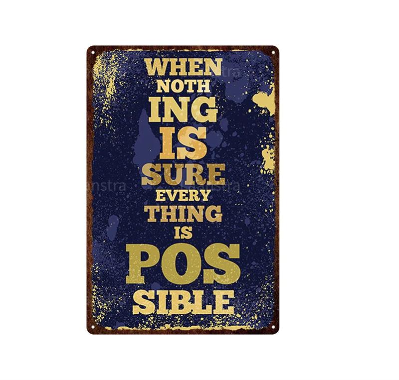 Clear Family Rules Vintage Tin Painting Inspirational Sentence Metal Signs Plaque Wall Decor Poster Home Decoration Accessories