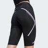 Adidas X Stella McCartney Letter Logo Print Colorblock Fitness Shorts Women Bottoms Black IB6804