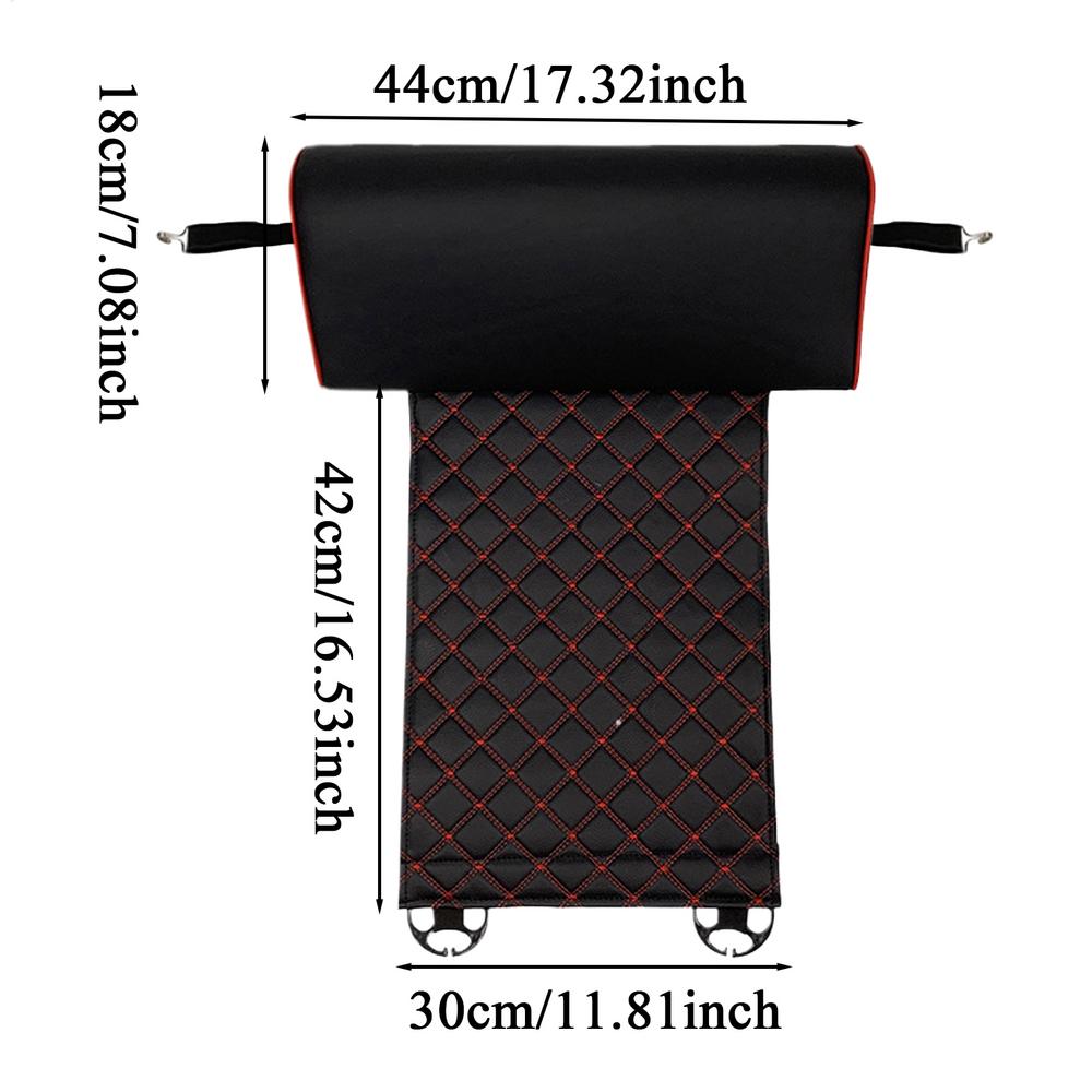 Car Driver Seat Cushion Car Seat Leg Extender Comfortable Ergonomic Thigh Booster For Seniors Pregnancy Truck Boat RV Tractor PU&Four Seasons