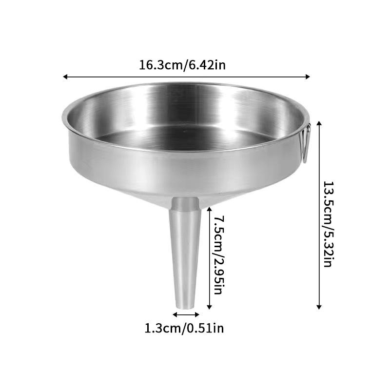 Metalltrakt for hermetisering Kjøkkenverktøy Kjøkkentilbehør Bredmunntrakter Bar Vinøl Oljekolbetrakt