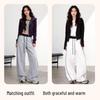 Baleno Retro Color-Blocked Wide-Leg Sweatpants