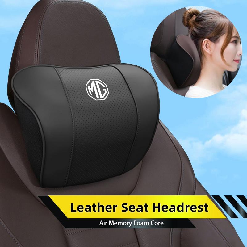 1Pcs Car Seat Headrest Neck Pillows Lumbar Support Car Accessories For MG 6 3 5 TF ZR ZS HS GS g GT Hector RX5 RX8 350 550 Gundam