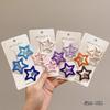 Y2K Dopamine Color Pentagram Small Hair Clip for Women & Kids - Cute Bangs & Side Hair Accessory