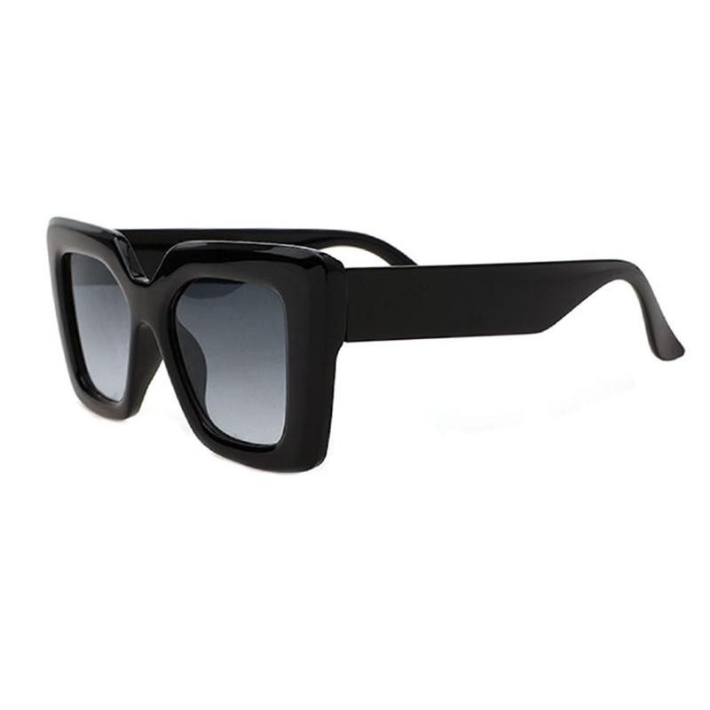 

New Fashion Cat Eye Sunglasses Vintage Luxury Brand Designer Black Oversized Ladies Sun Glasses Square Eyewear Uv400 Shades As shown