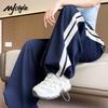 MJ STYLE Women's High-Waist Wide-Leg Casual Pants