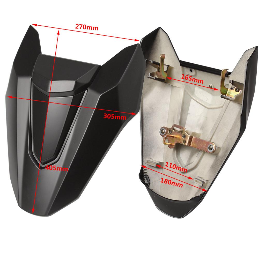 Motorcycle Rear Seat Cover Rear Tail Cover Fairing Cowl With Rubber Pad For Honda CBR650R CB650R 2019-2023 2022 2021 2020