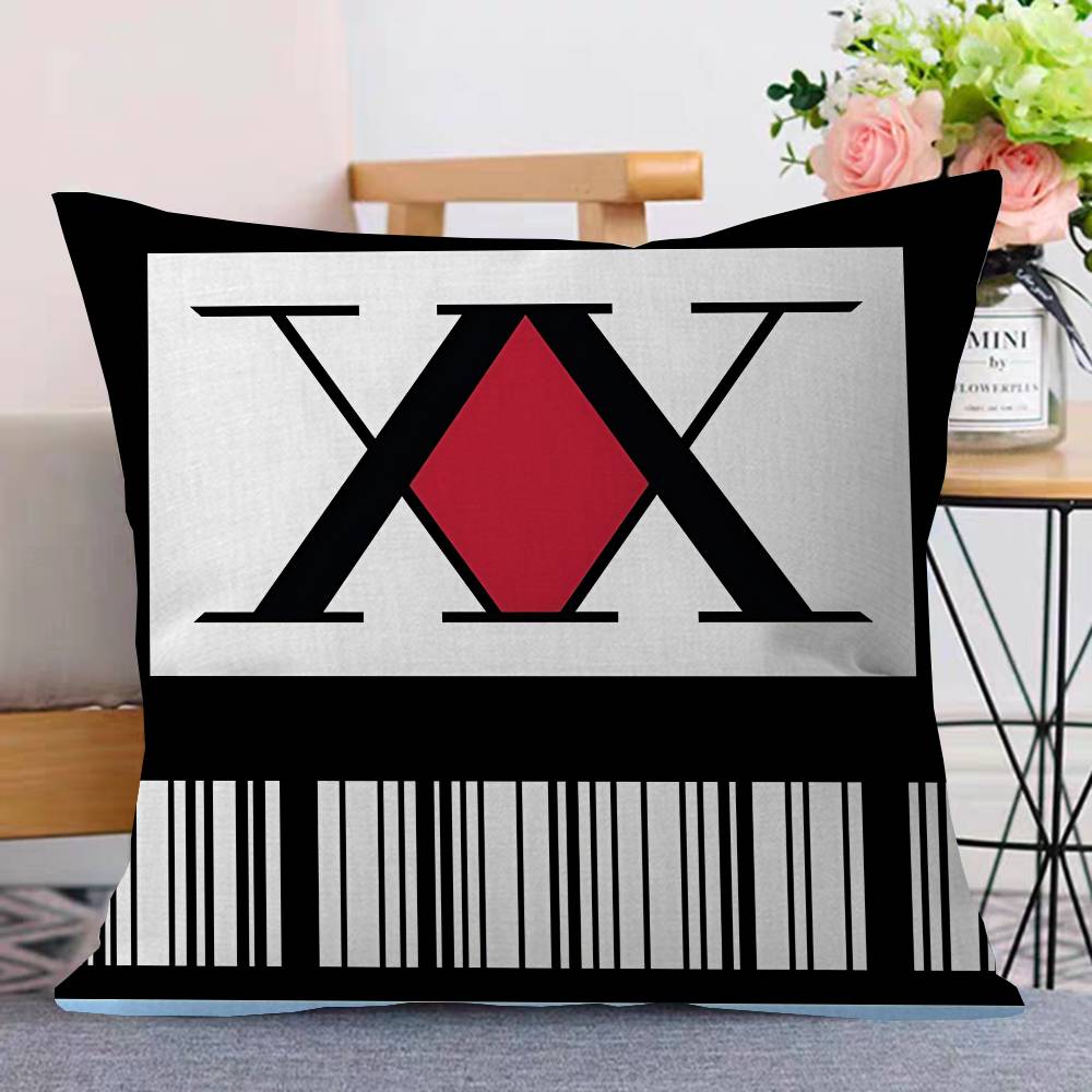 Anime Hisoka Hunter X Hunters Pillow Gifts Home Office Furnishings Bedroom Sofa Car Cushion Cover Case 45x45cm