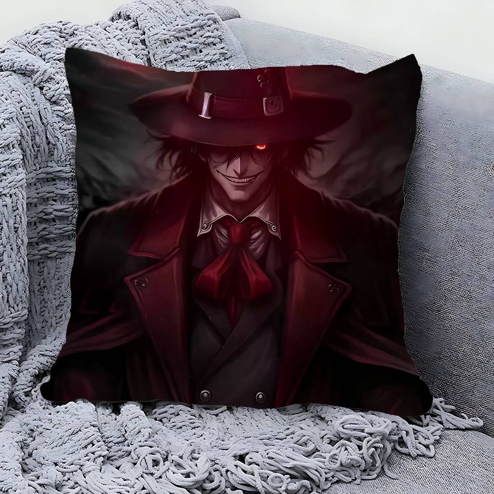 H-HellsingS Anime Pillow Gifts Home Office Furnishings Bedroom Sofa Car Cushion Cover case 45x45cm