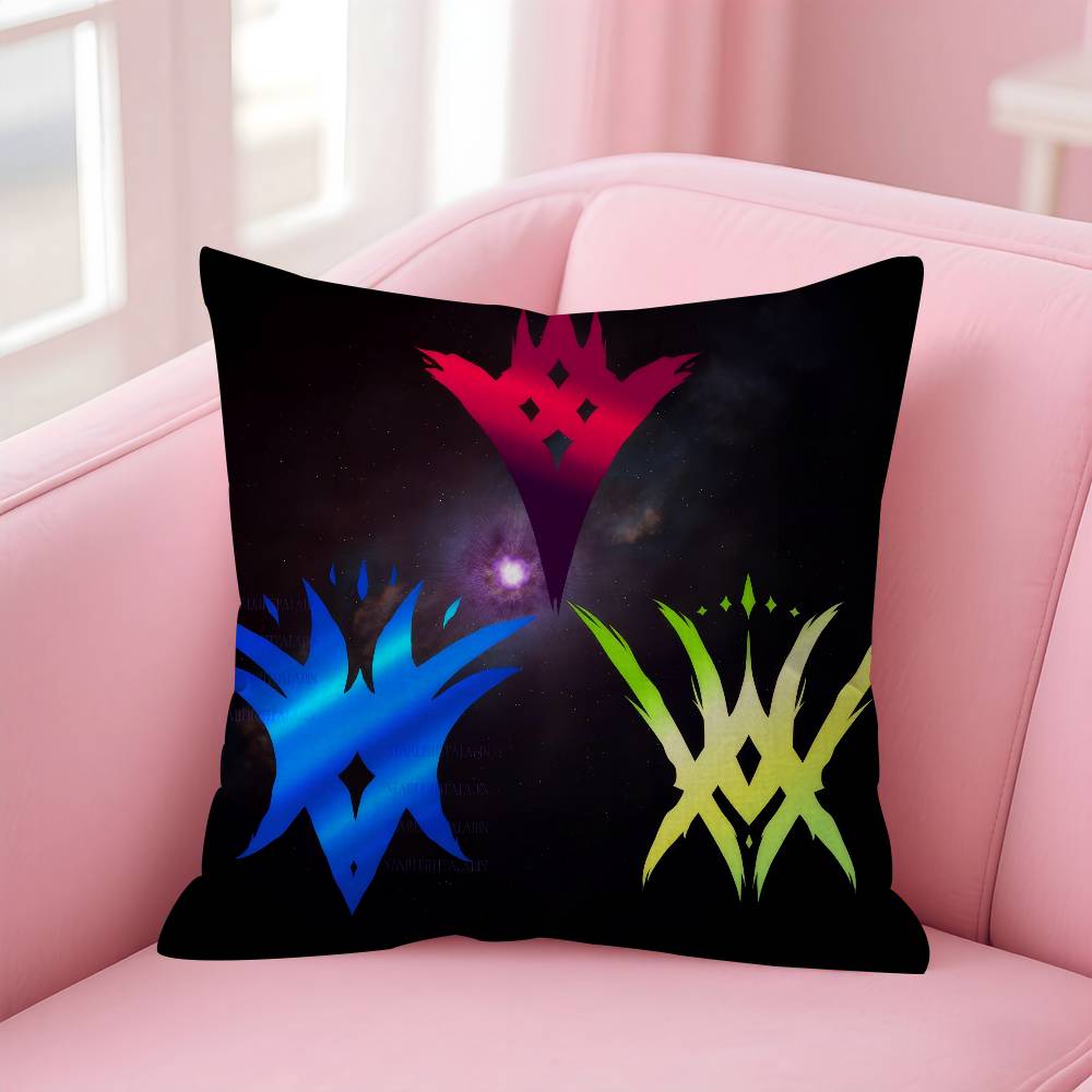 Destiny Raid Collection Video Game Pillow Gift Home Office Decoration Bedroom Sofa Car Cushion Cover case 45x45