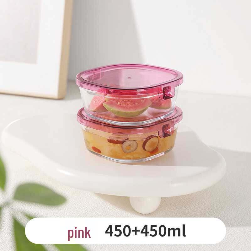 Microwaveable Glass Lunch Bento Box - Salad & Fresh Storage Container