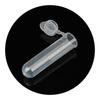 Customized Disposable Centrifuge Tubes: Flat Cap, Flat/Pointed/Round Bottom, Clear Plastic with Screw Cap.