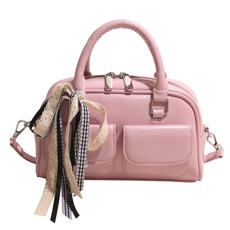 High-end Foreign Style Small Bag Women's Summer 2025 New Fashion Niche Messenger Bag Women's Portable Boston Bag