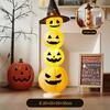 Halloween Decorative Pumpkin Lantern with Light Halloween Pumpkin Light Halloween Lantern for Indoor Outdoor Yard Holiday Decor