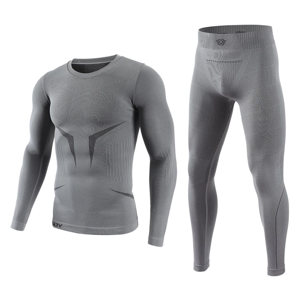 Set Base Layer Senza Cuciture ESDY per Outdoor, Yoga, Sci e Fitness (Modello A204)