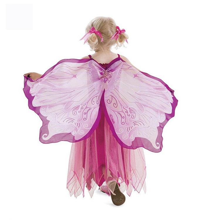 New Children's Halloween Elf Costume with Angel Wings and Mask