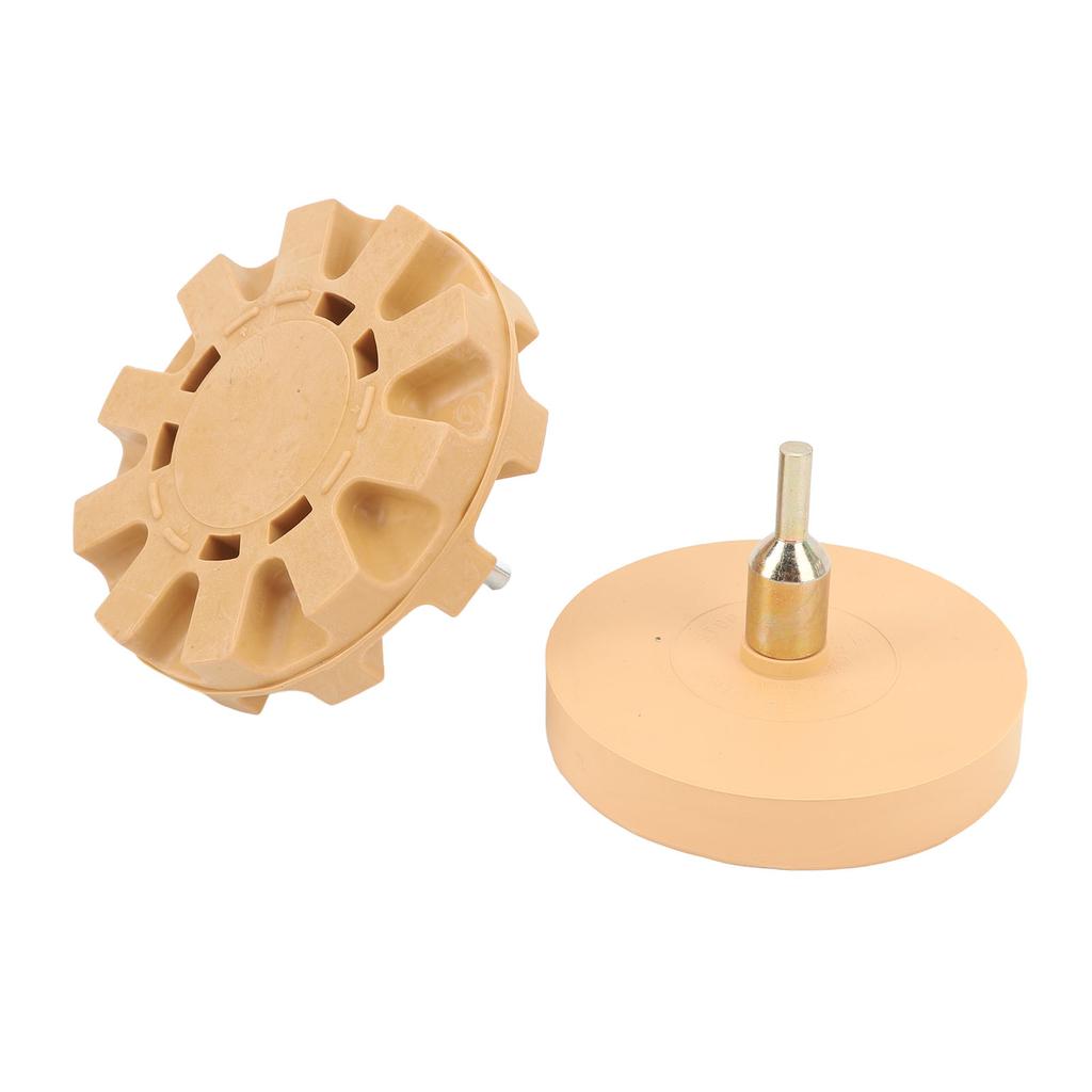 Decal Remover Eraser Wheel Efficient Use Rubber Eraser Wheel with Drill Adapter for Car Emblem Pinstripe Graphics