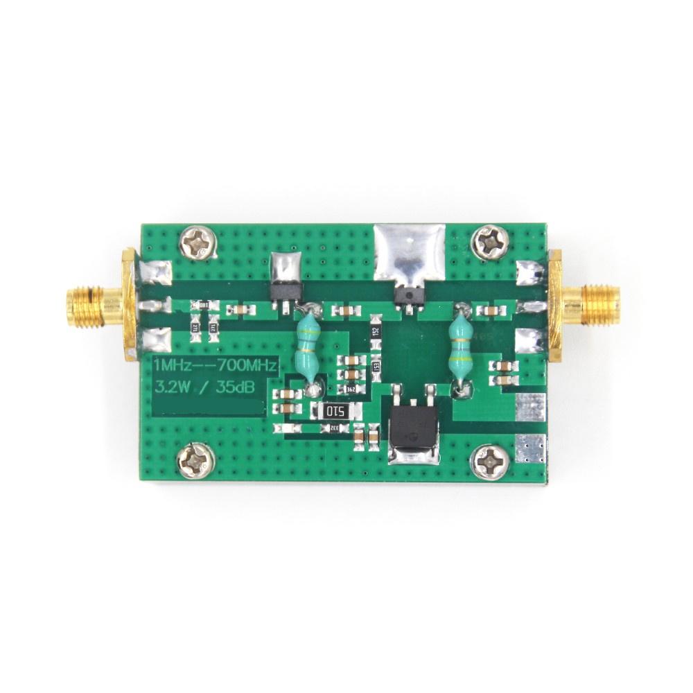 35db 1MHz-700MHZ RF Power Amplifier 3.2W HF VHF UHF FM Transmitter 15V DC