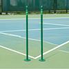 2 Pieces Tennis Singles Stick Aluminum Post Powder-Coated