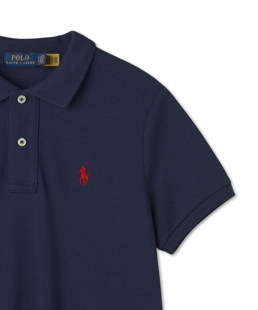Polo Ralph Lauren W Cotton Mesh Polo Dress - Navy