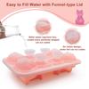 1PC 3D Cat Ice Block Mold Easy To Release Silicone Ice Hockey Device Household Kitchen Ice Making Mold Free of BPA 6