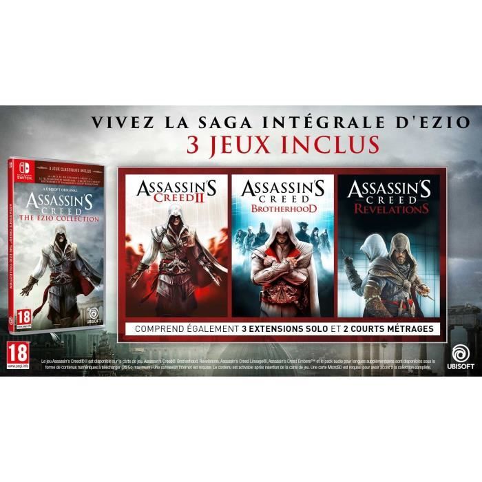 Assassin's Creed The Ezio Collection Jeu Switch