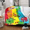 1pc Blanket Numberblocks7 Print Design, Lightweight Blanket for Sofa, Bed- Soft &Warm, Gift for All Seasons like Christmas, Halloween