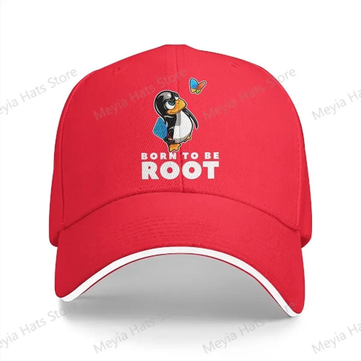 Linux Butterfly Killer Illustration Kali Linux Root Programmer Multicolor Hat Peaked Womens Cap Personalized Visor Protection One Size