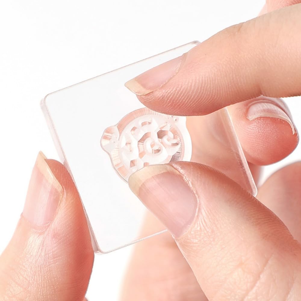 Seimeinoki Clear Transparent Relaxed Life Silicone Transparent For Diary DIY Stamp Block For Stamps, Stamps, Patterns, Material, Stamps, Making,