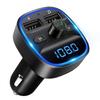 [2020 Version] Lencent Fm Transmitter Bluetooth, Bluetooth Mp3 Player Wireless Radio Adapter Kit Car Fm Transmitter Chargeu
