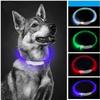 LED Dog Collar USB Rechargeable Glowing Pet Dog Collar for Night Safety Fashion Light Up Collar for Small Medium Large Dogs