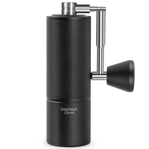 TIMEMORE C3S PRO Manual Coffee Grinder, Metal, with Foldable Handle and Stainless Steel Grinding ...