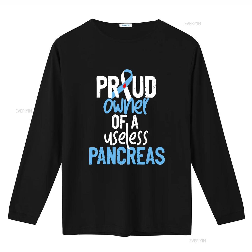 Proud Owner Of A Useless Pancreas Type 1 Diabetes Awareness T Shirt Stylish Meaningful Design Vintage Washed Graphic Streetwear