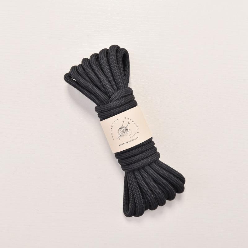 8mm Polyester Core Rope 5m Colorful Braided Cord for Pet Leash Making Rope Crochet Bag Strap Handmade Craft Clothing Accessories