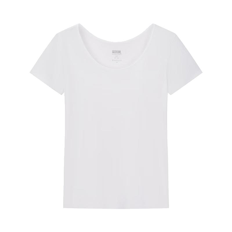 Yiershuang Women's 60s 100% Cotton Short Sleeve Round Neck T-shirt
