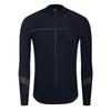 YKYWBIKE Men's Fleece Long Sleeve Cycling Jersey - Solid Color, Autumn/Winter Warmth