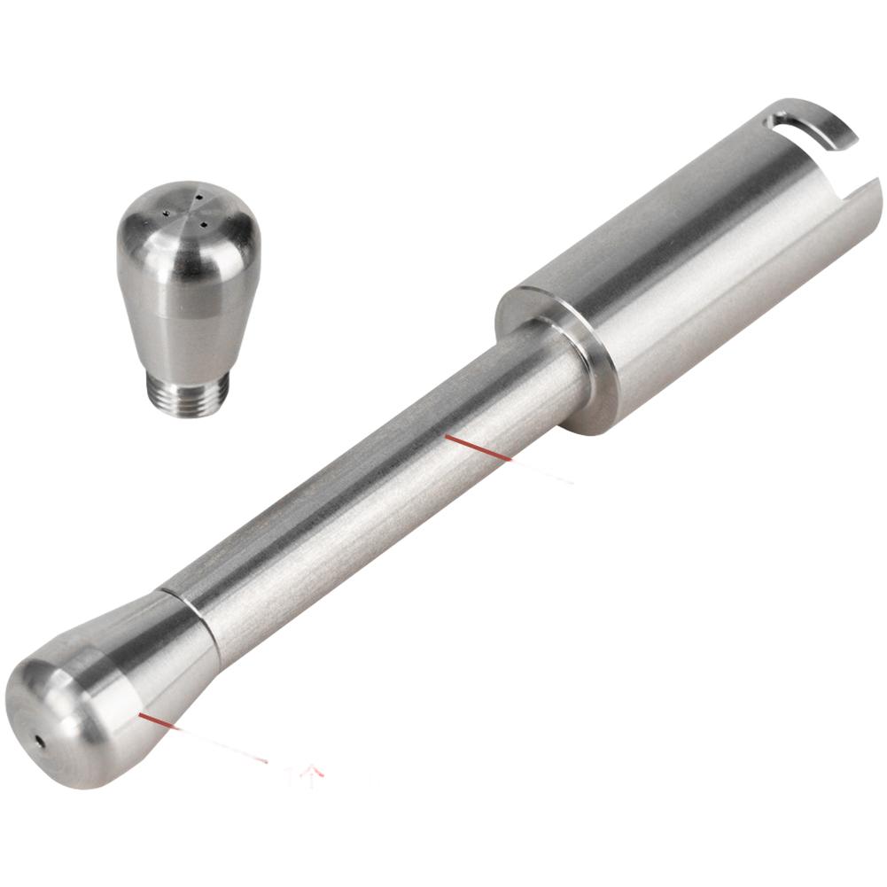 

1set Nozzle And Accessories Stainless Steel Milk Frother Steam Wand Nozzle Replace For EC685 Coffee Machines 1/3 Hole Nozzles